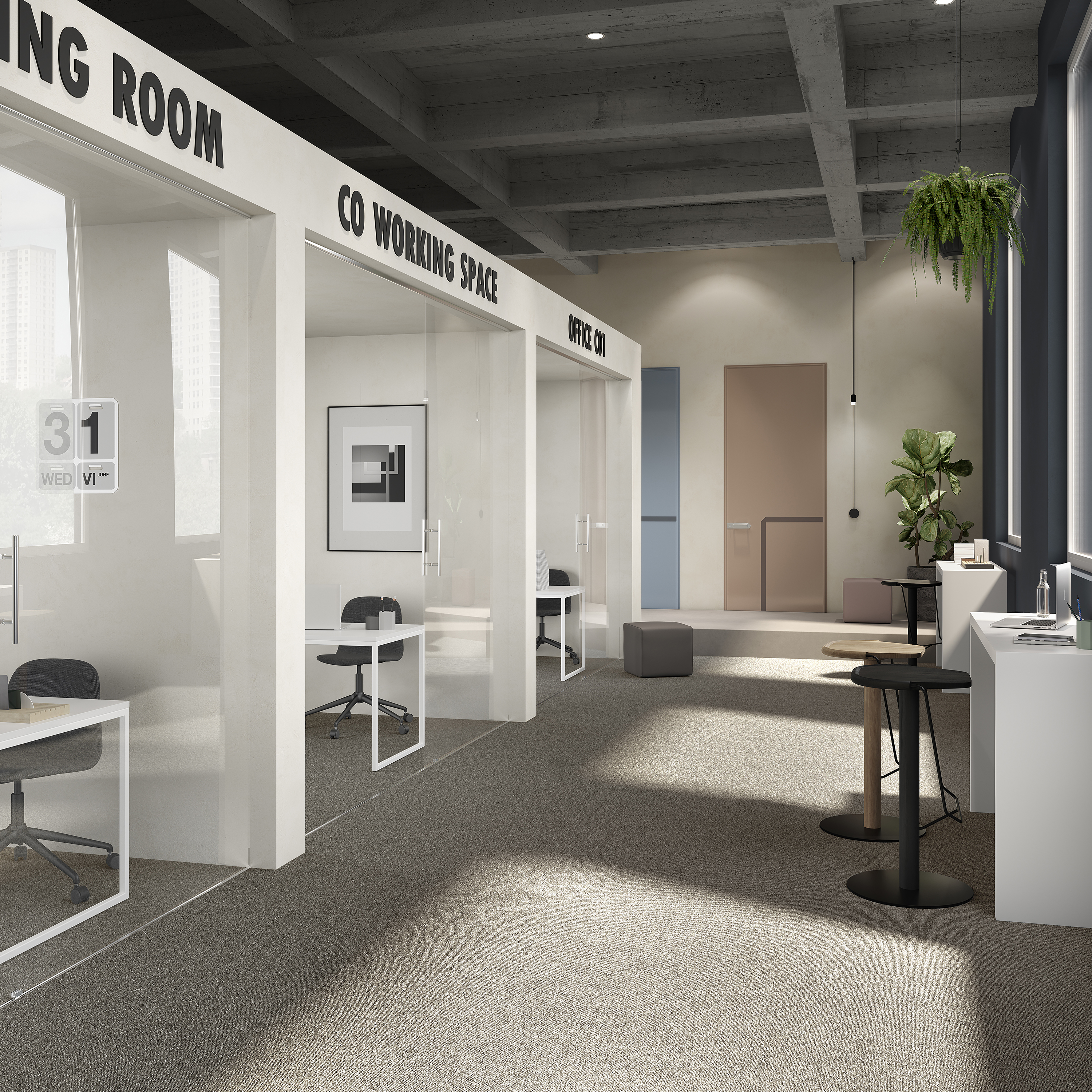 Ковровая плитка Medusa Tile 40 (500*500*5 мм) — купить в Астрахани