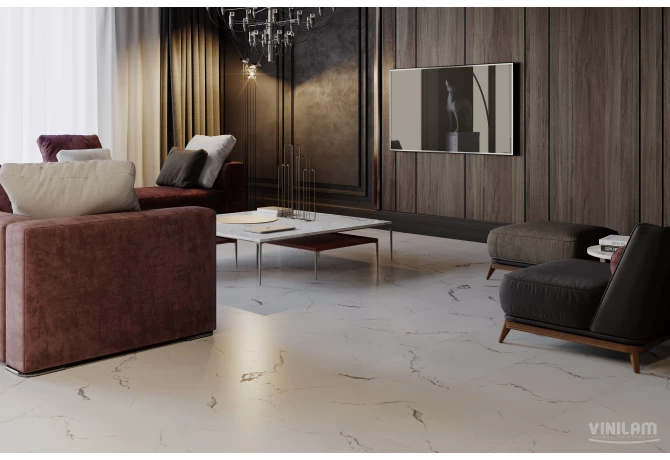 Кварц-винил Итальянский Мрамор (950*480*2,5 мм) — купить в Астрахани