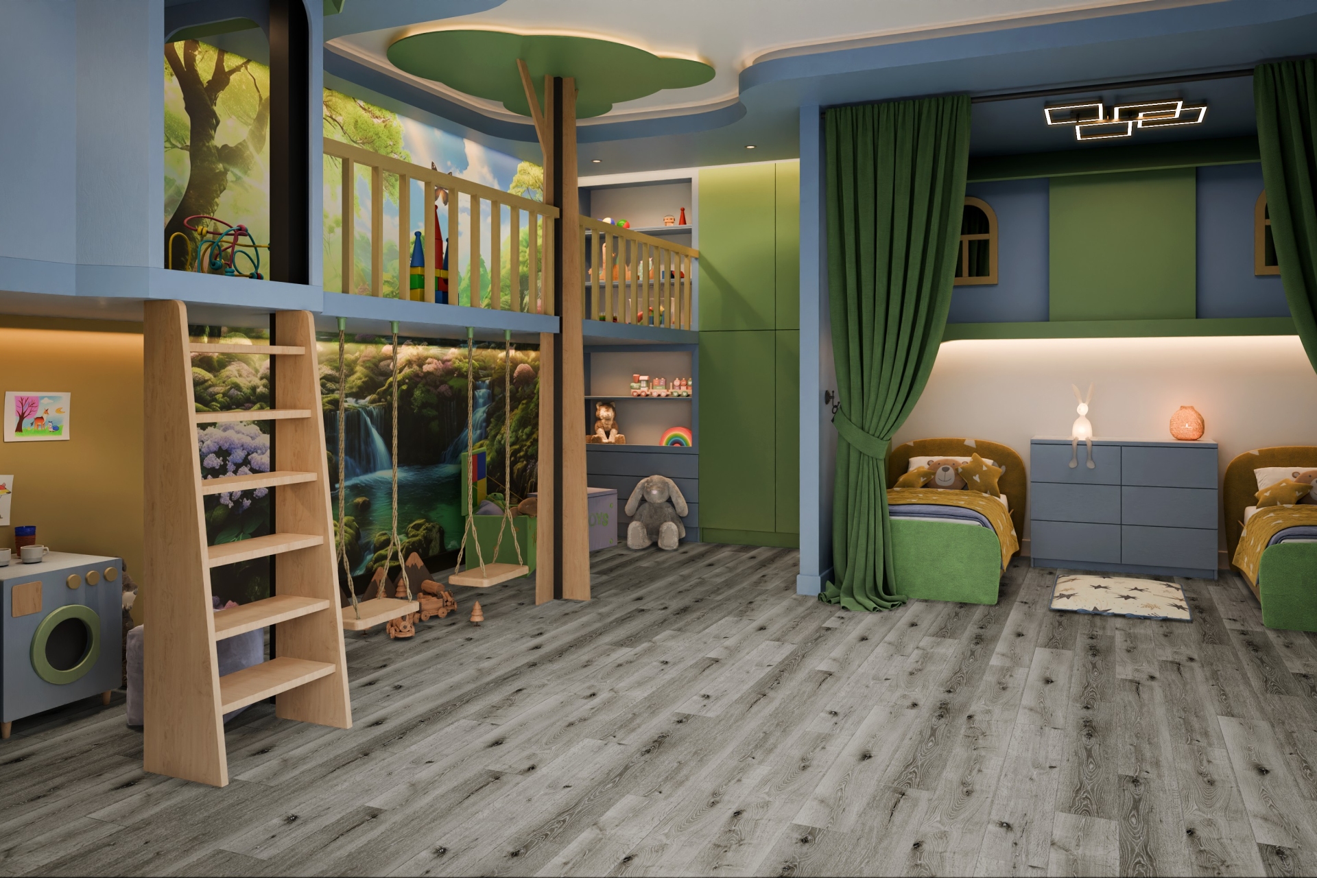 Усовершенствованная кварц-виниловая плитка «Damy Floor» Дуб Состаренный Серый (1227*187*2,5 мм) — купить в Астрахани