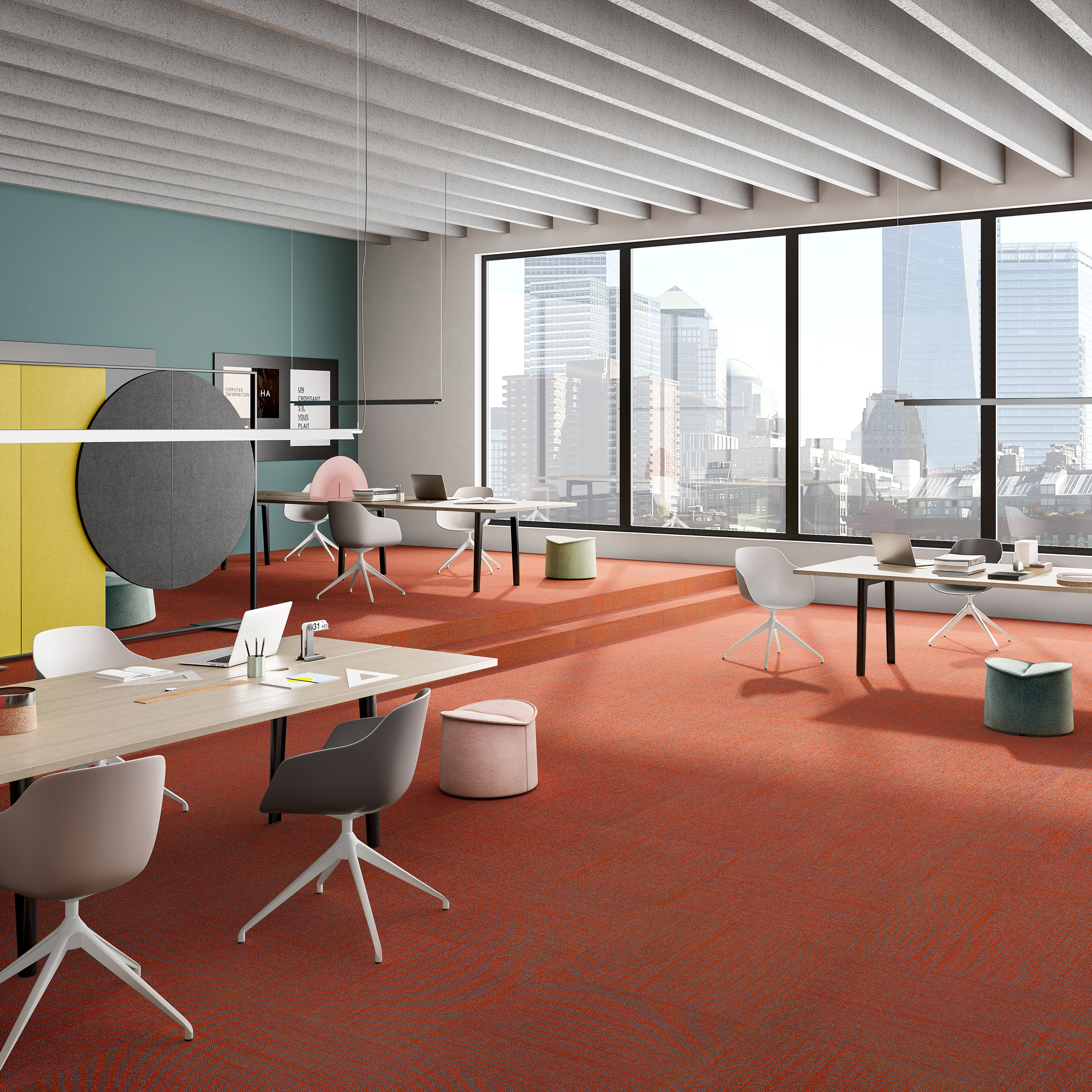 Ковровая плитка Marvel Tile 89 (500*500*6 мм) — купить в Астрахани