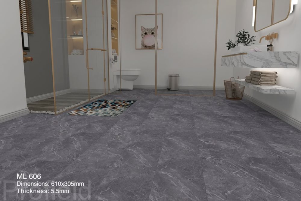 SPC ламинат "Profield" Грей марбл (305*610*5,5 мм) — купить в Астрахани