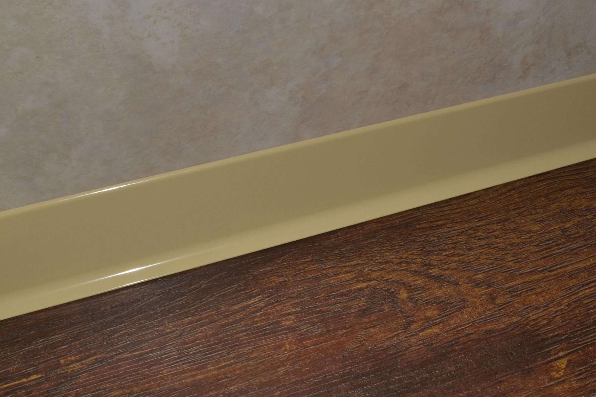 Плинтус алюминиевый L-образный слоновая кость (2500*11*60 мм) — купить в Астрахани