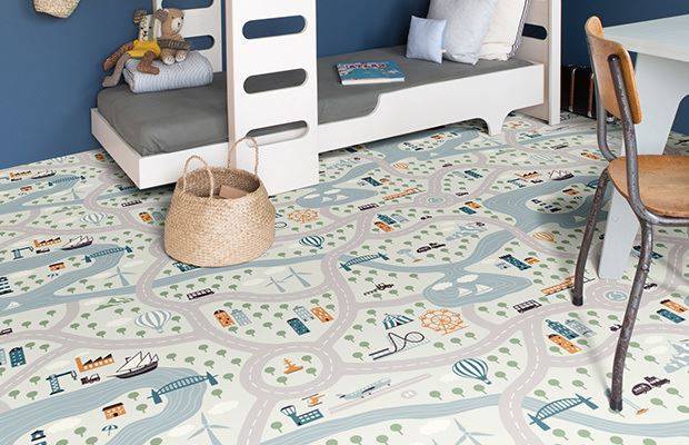 Линолеум бытовой "IVC" Neo Karta 82 (3м) — купить в Астрахани