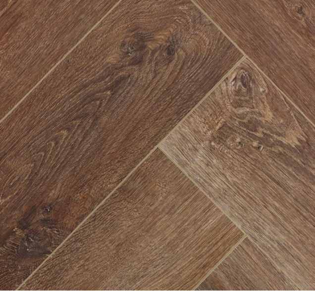 Виниловый ламинат SPC "Cronafloor" Herringbone Дуб Тулуза (640*128*4,5 мм) — купить в Астрахани