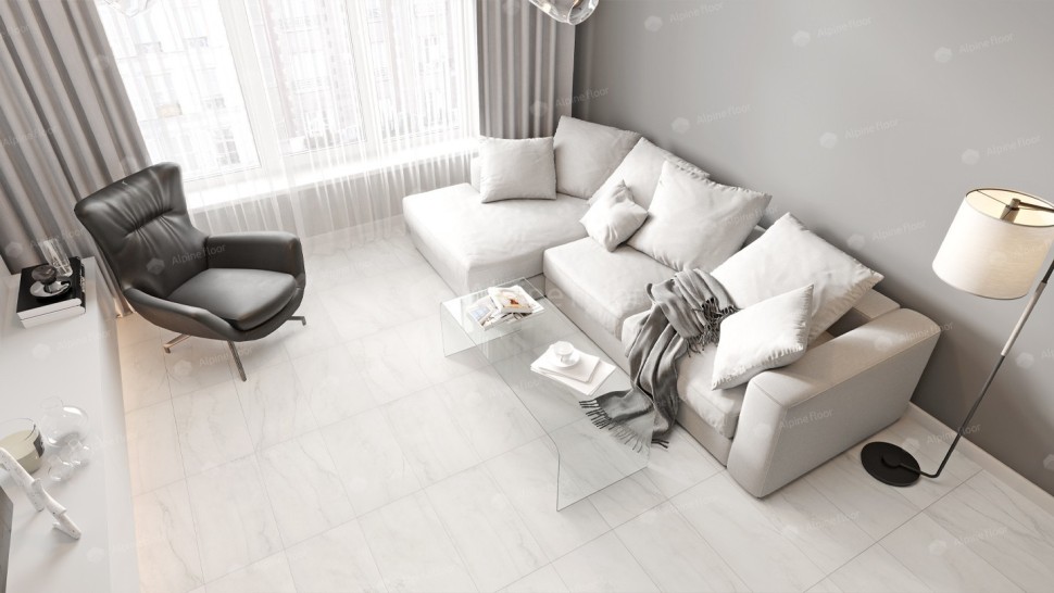 Виниловая плитка "Alpine Floor" Light Stone Брайс (608*303*2,5 мм) — купить в Астрахани