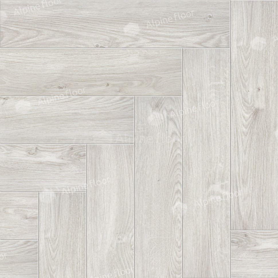 Виниловая плитка "Alpine Floor" Parquet LVT Снежный (590*118*2,5 мм) — купить в Астрахани