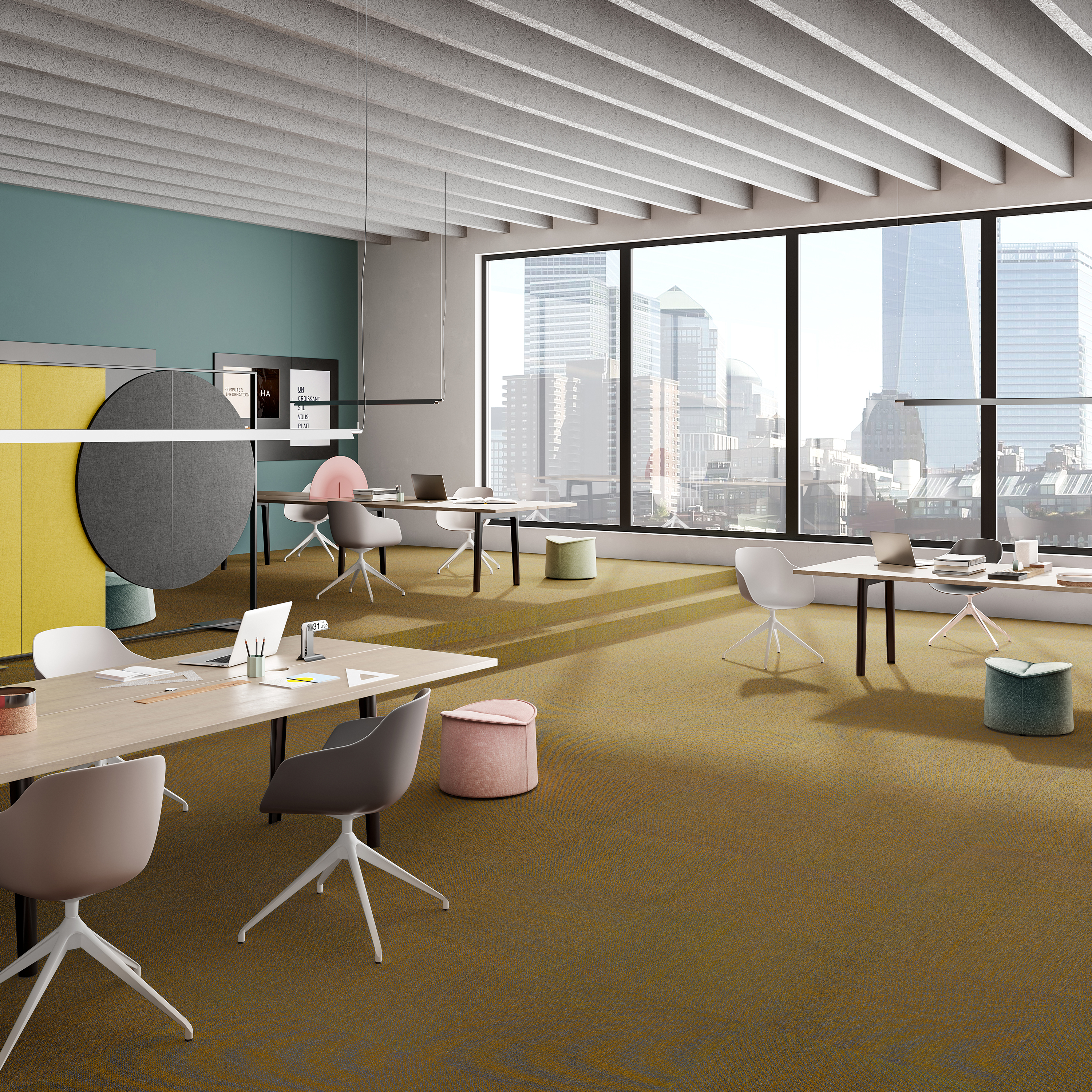 Ковровая плитка Marvel Tile 29 (500*500*6 мм) — купить в Астрахани