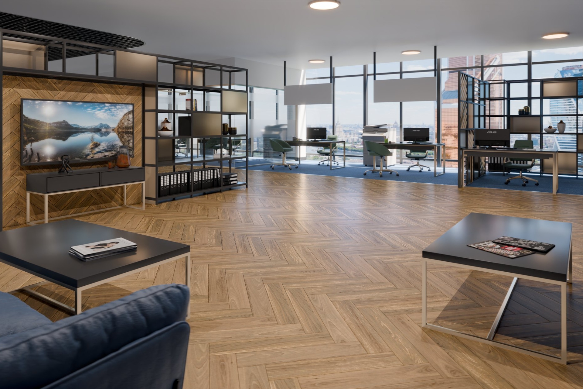 Инженерный паркет «Damy Floor» Натуральный (укладка елочкой) — купить в Астрахани