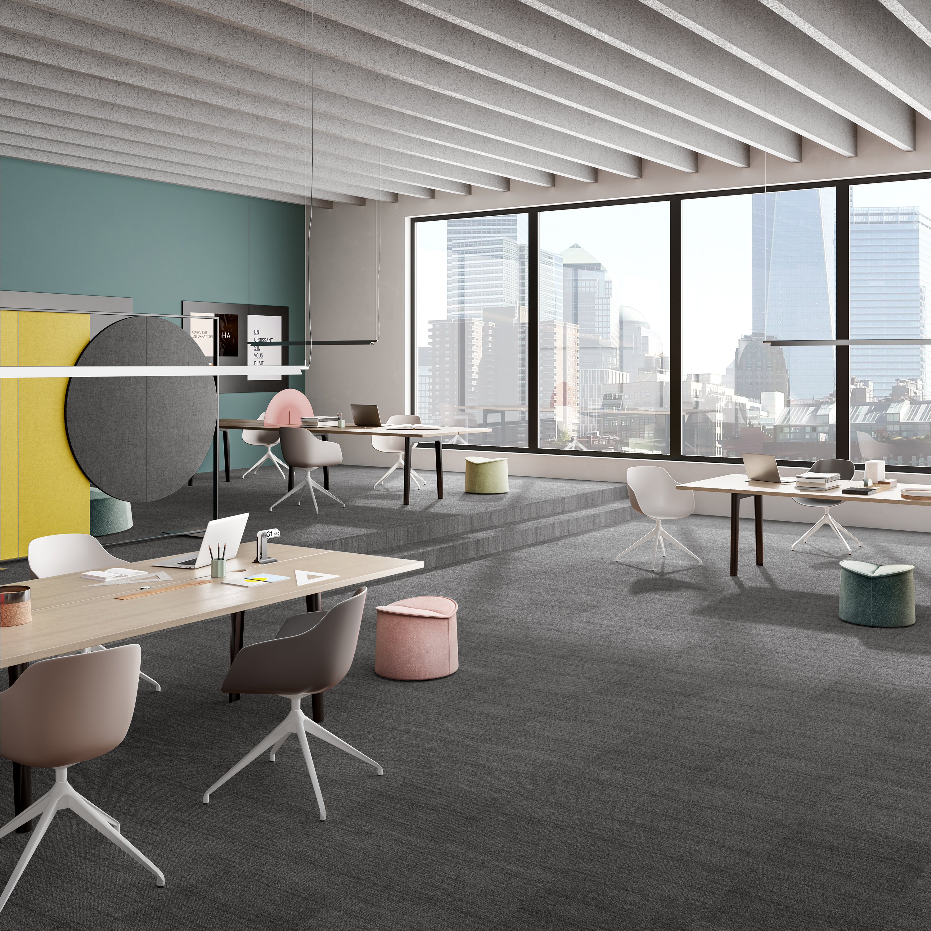 Ковровая плитка Marvel Tile 98 (500*500*6 мм) — купить в Астрахани