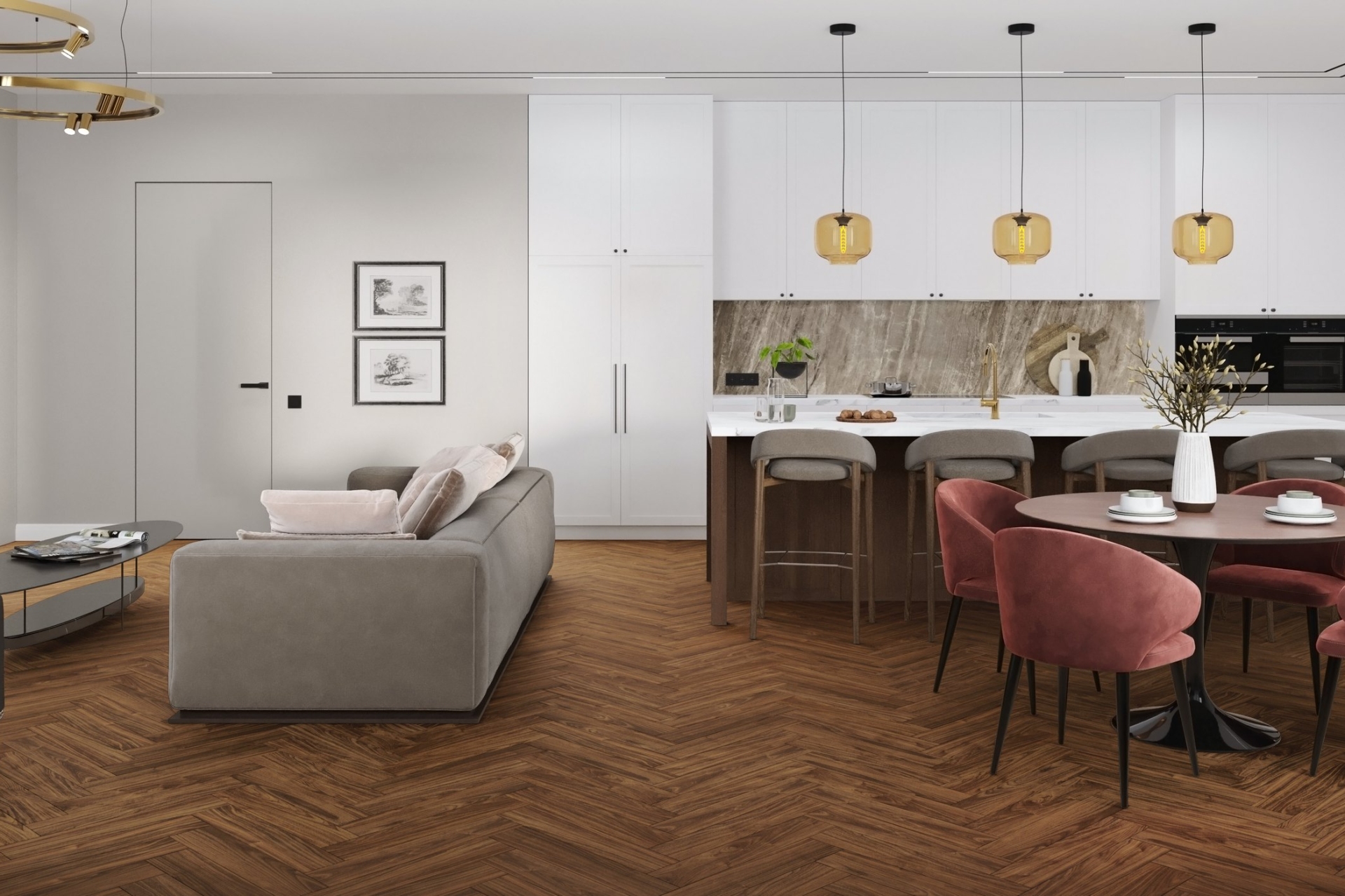 SPC ламинат «Damy Floor» Дерби (615*123*4 мм) — купить в Астрахани