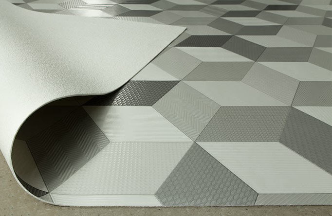 Линолеум бытовой "IVC" Bingo Cubes 83 (3м) — купить в Астрахани