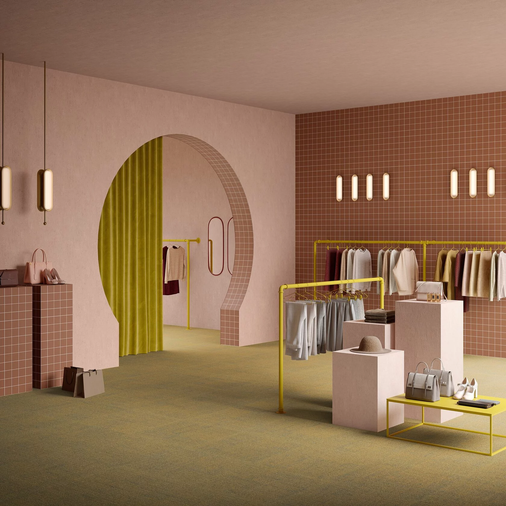 Ковровая плитка Mantra Tile 99 (500*500*6 мм) — купить в Астрахани