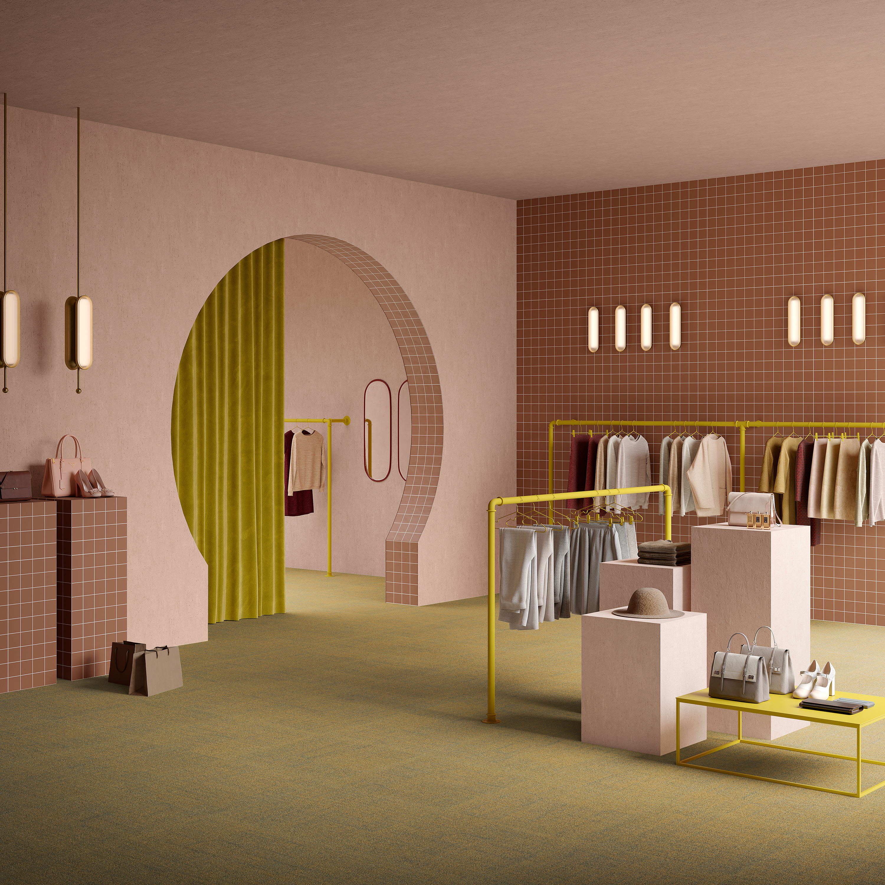 Ковровая плитка Mantra Tile 29 (500*500*6 мм) — купить в Астрахани