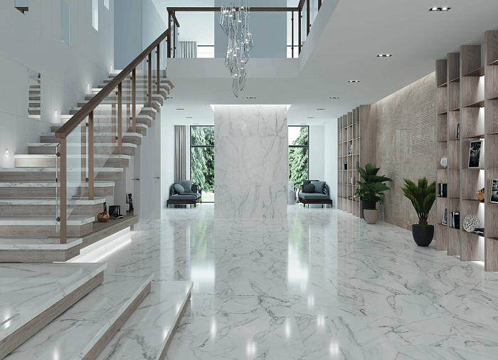 Керамогранит "Estima" Supreme Ferrum (1200*600 мм) Белый — купить в Астрахани