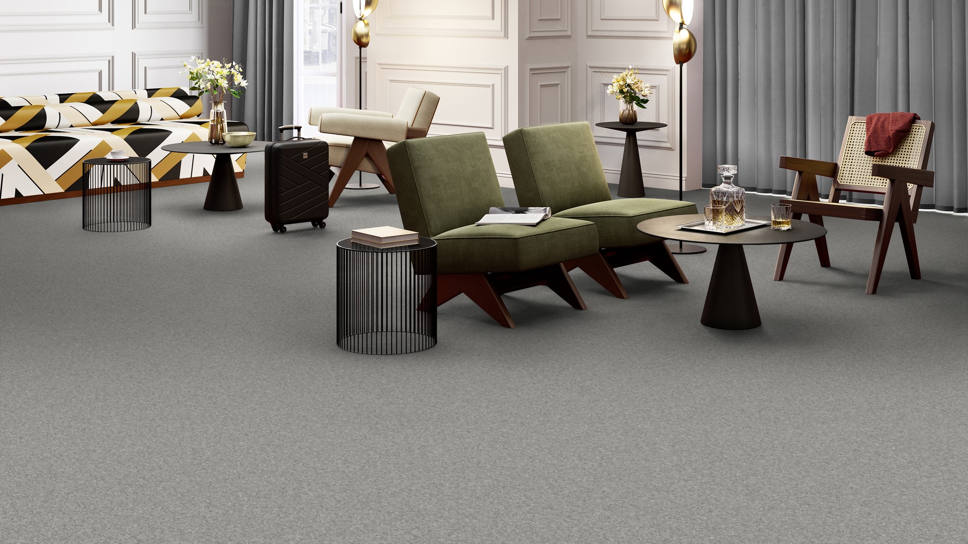 Ковровая плитка Medusa Tile 94 (500*500*5 мм) — купить в Астрахани