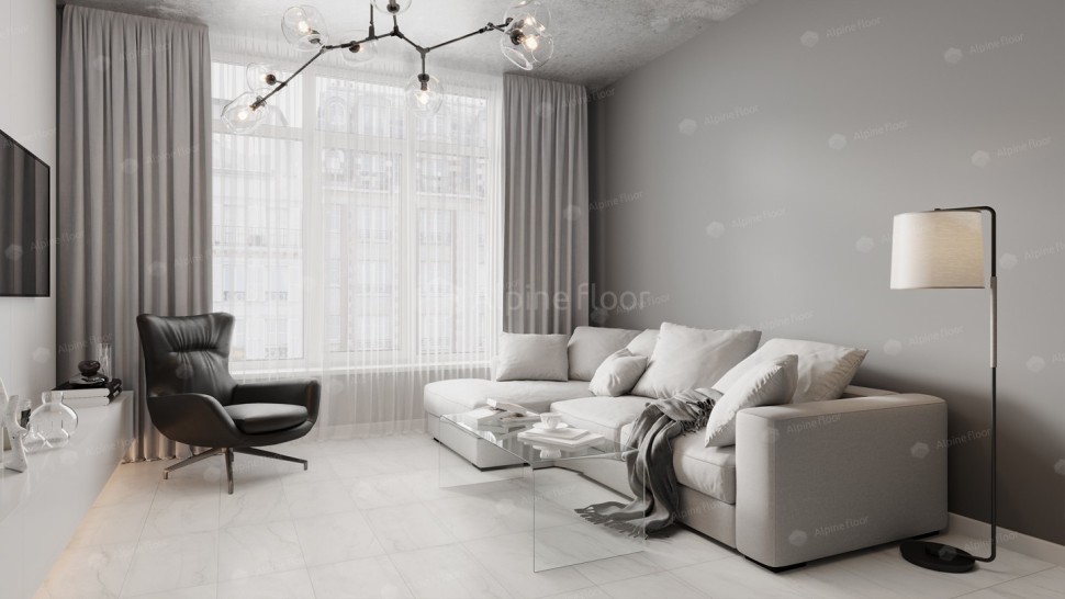 Виниловая плитка "Alpine Floor" Light Stone Брайс (608*303*2,5 мм) — купить в Астрахани