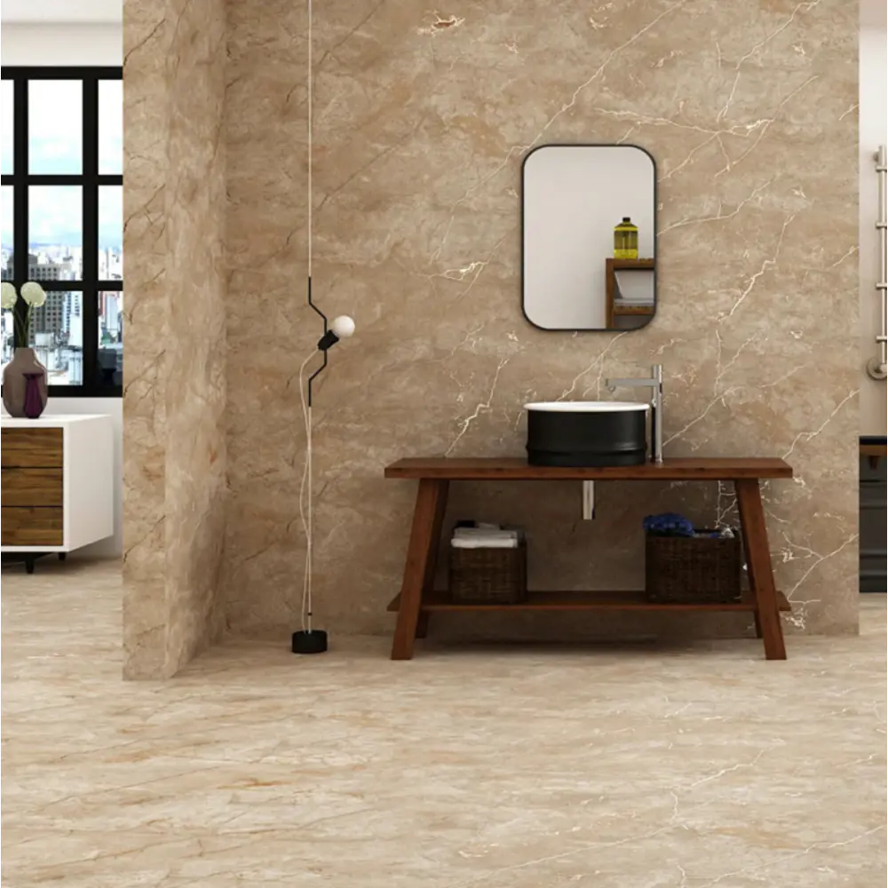 Керамогранит "Sonex" Mostaco natural карвинг 60x120см цвет светло-коричневый с прожилками — купить в Астрахани