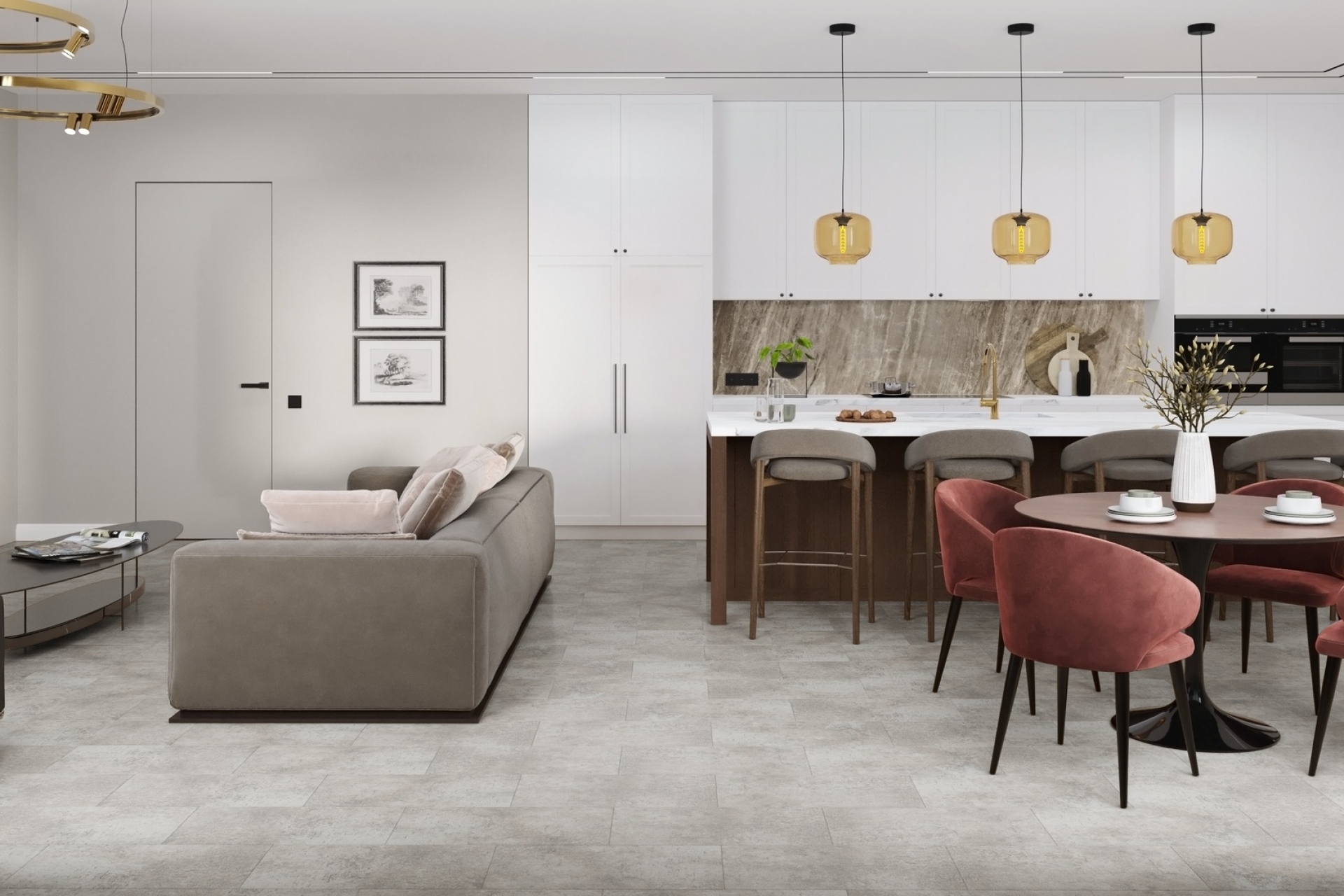 SPC плитка «Damy Floor» Фудзияма (610*305*5 мм) — купить в Астрахани