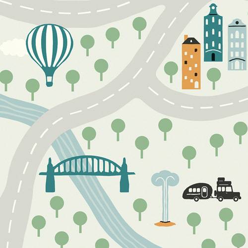 Линолеум бытовой "IVC" Neo Karta 82 (3м) — купить в Астрахани