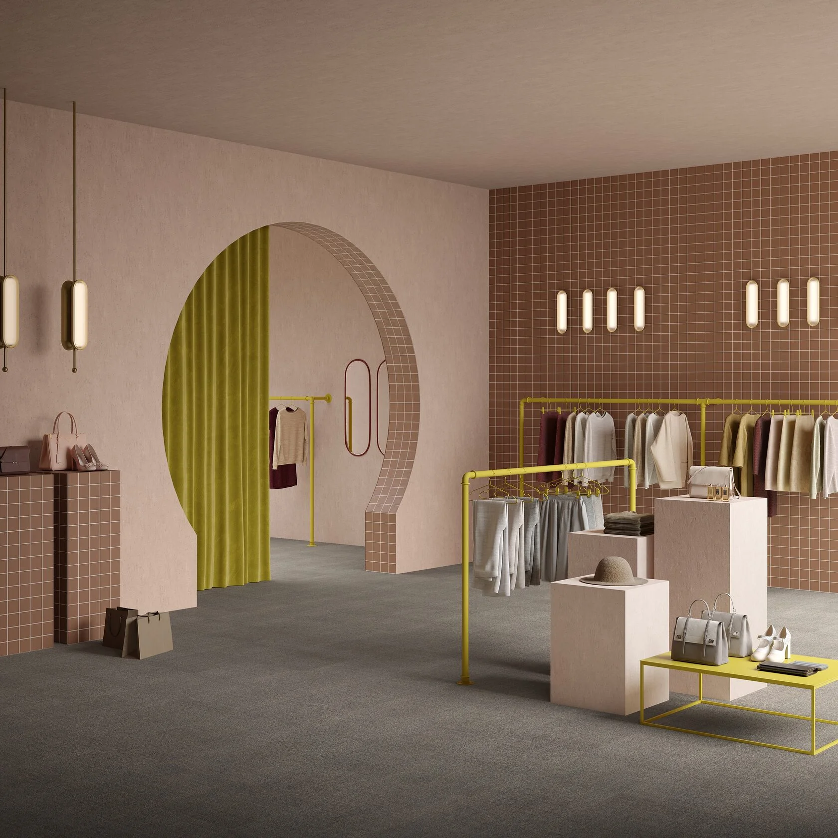 Ковровая плитка Mantra Tile 99 (500*500*6 мм) — купить в Астрахани