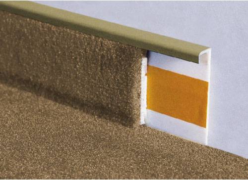 Плинтус для ковролина "Korner" Listwa бежевый (2500*13,8*50 мм) — купить в Астрахани