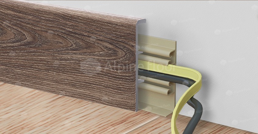 Напольный плинтус Rico Concept 80 Дуб фисташковый (2200*20*80 мм) — купить в Астрахани