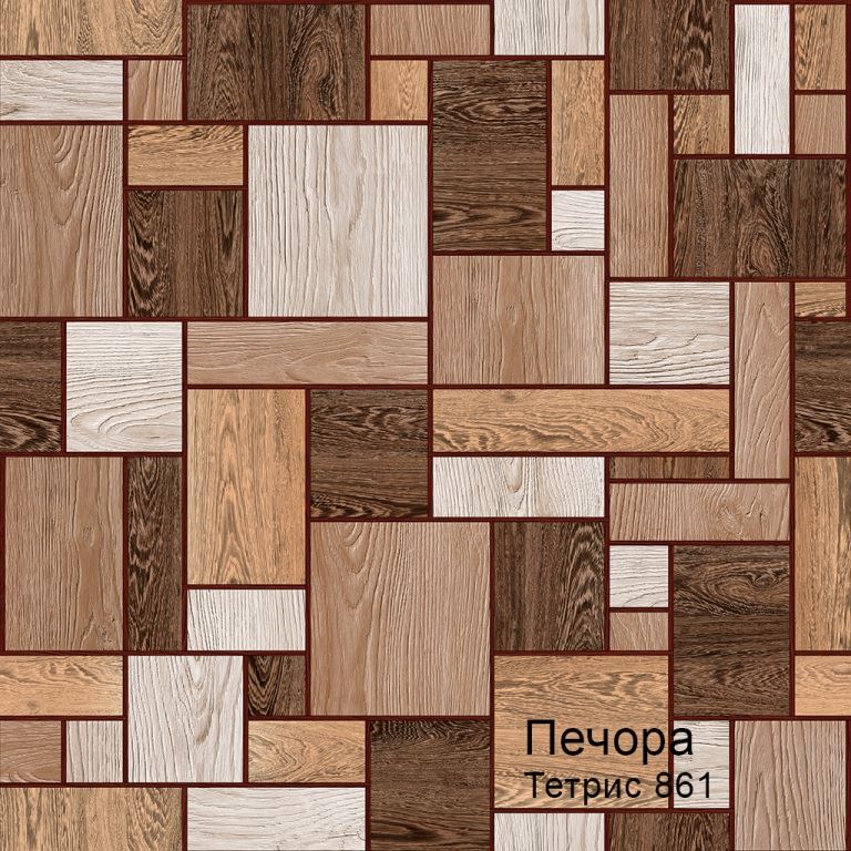 Линолеум бытовой "Комитекс" Печора Тетрис 861 (3м) — купить в Астрахани