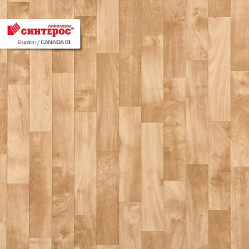 Линолеум бытовой "Синтерос" Eruption Canada 01 (3,5м) — фото и характеристики
